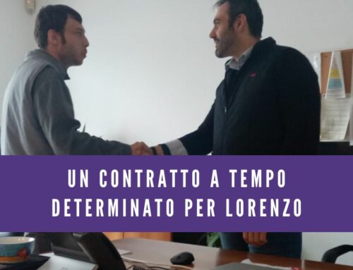 Un contratto a tempo determinato per Lorenzo