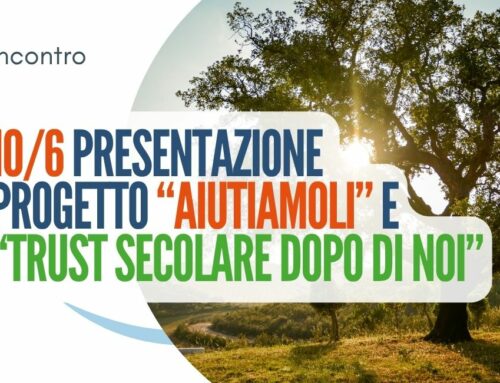 10/6 Presentazione progetto “Aiutiamoli” e “Trust Secolare Dopo di Noi”