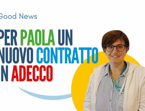 Paola assunta a tempo indeterminato in Adecco